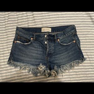 Free people shorts size 24 gently worn